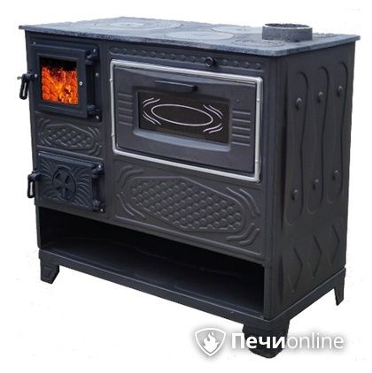 Отопительно-варочная печь МастерПечь ПВ-05С с духовым шкафом, 8.5 кВт в Абакане